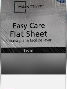 Mainstays Twin Sheets Set White